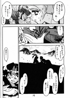 (C54) [Bible (Ogata Satomi)] Kyouakuteki Shidou Daiichijou Daikyuukou (Battle Athletes Daiundoukai [Battle Athletes Victory]) - page 13