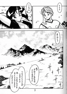 (C54) [Bible (Ogata Satomi)] Kyouakuteki Shidou Daiichijou Daikyuukou (Battle Athletes Daiundoukai [Battle Athletes Victory]) - page 4