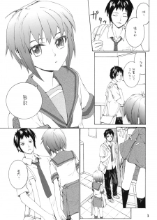 (COMIC1☆3) [furuike (Sumiya)] white white diary (The Melancholy of Haruhi Suzumiya) - page 4