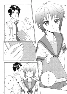 (COMIC1☆3) [furuike (Sumiya)] white white diary (The Melancholy of Haruhi Suzumiya) - page 5