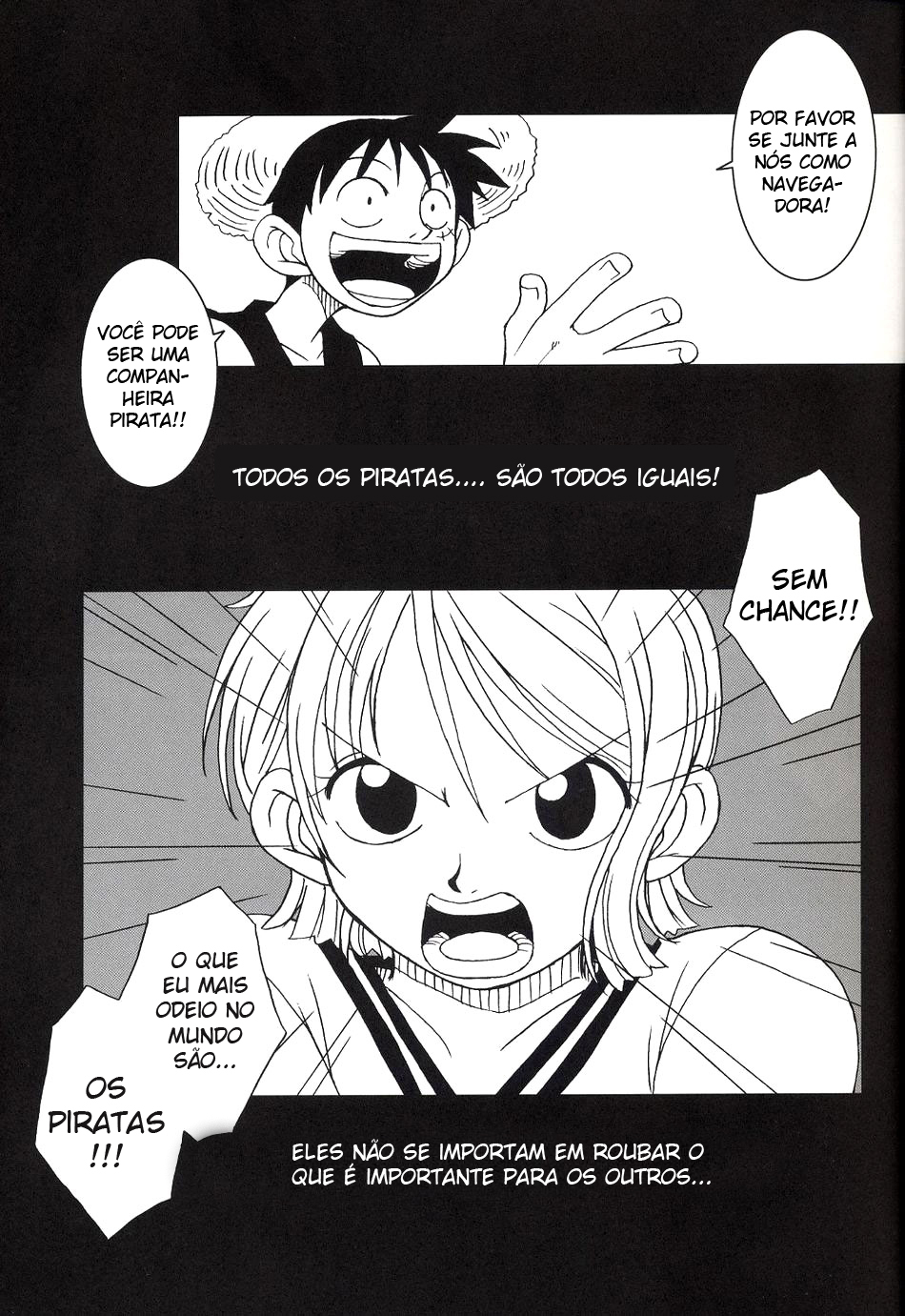 (CR32) [KENIX (Ninnin!)] ORANGE PIE Vol. 2 (One Piece) [Portuguese-BR] [HentaiPie] page 3 full