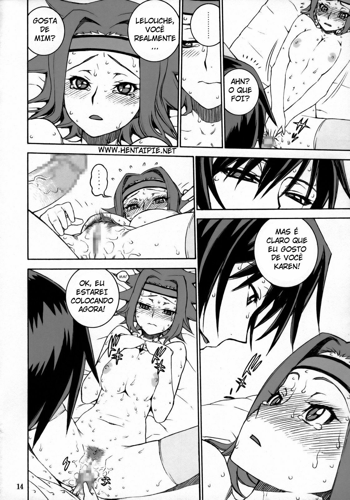 (C74) [DECOPPACHI (Hidiri Rei)] CAT & DOG (Code Geass) [Portuguese-BR] [HentaiPie] page 13 full