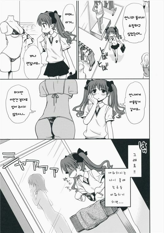 (C75) [Takumi na Muchi] Choudenji Hou no Aishikata (Toaru Kagaku no Railgun) [Korean] page 6 full