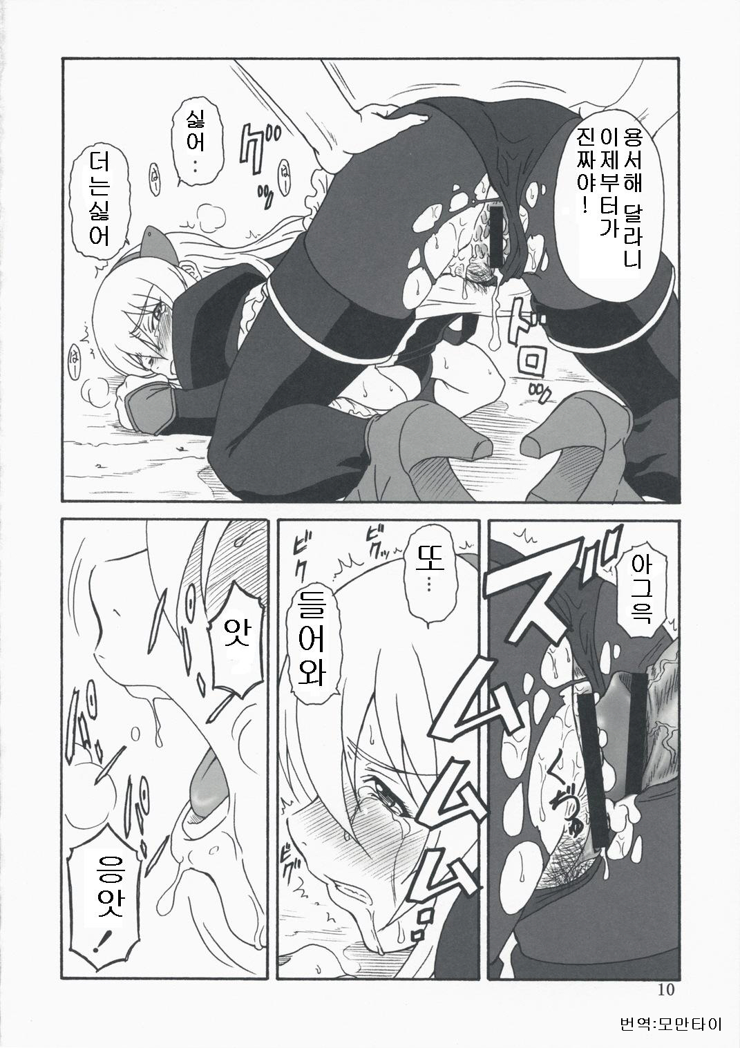 (C74) [Oretachi Misnon Ikka (Misnon the Great)] Gyokusai Kakugo na Toppatsu bon (Tower of Druaga) [Korean] page 9 full