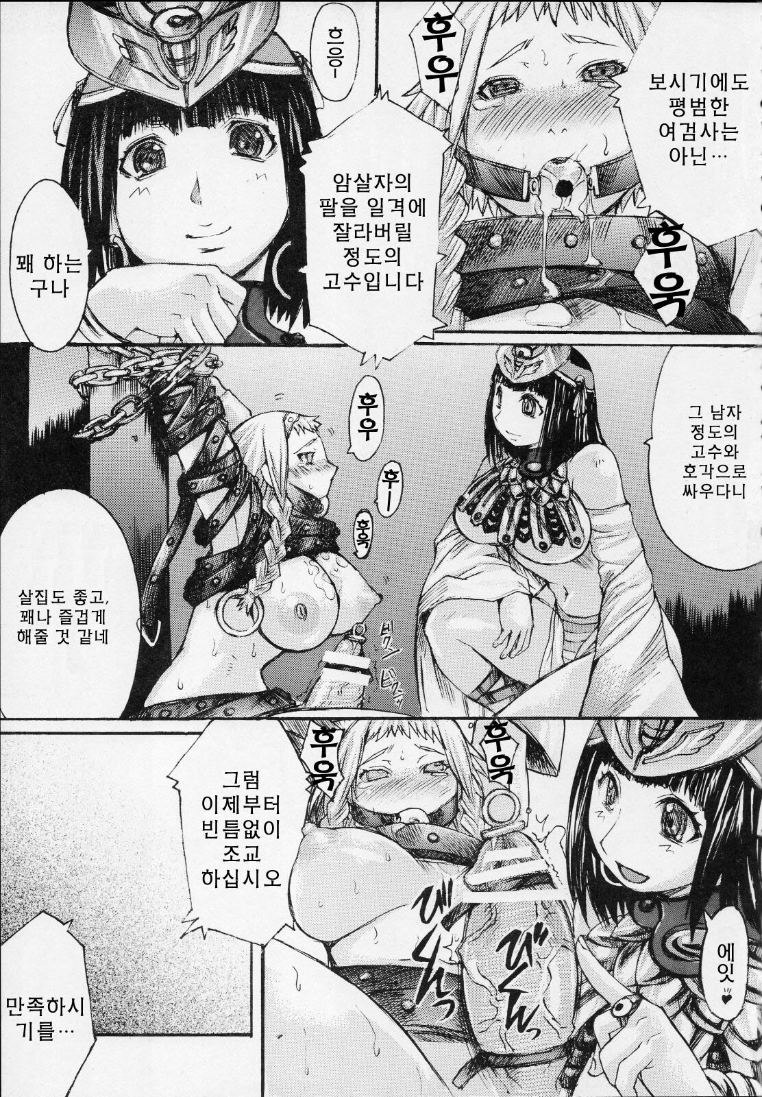 (C71) [Bakunyu Fullnerson (Kokuryuugan)] Exotic Shoukougun - Exotic Syndrome (Queen's Blade) [Korean] [Project H] page 29 full