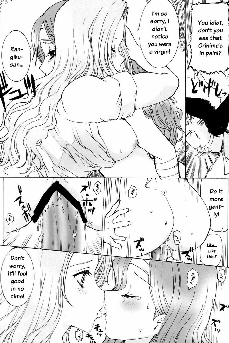 (Kyonyuukko 4) [Neko to Hato (Hatoya Mameshichi)] Kiku Hime. (BLEACH) [English] {doujin-moe.us} page 23 full