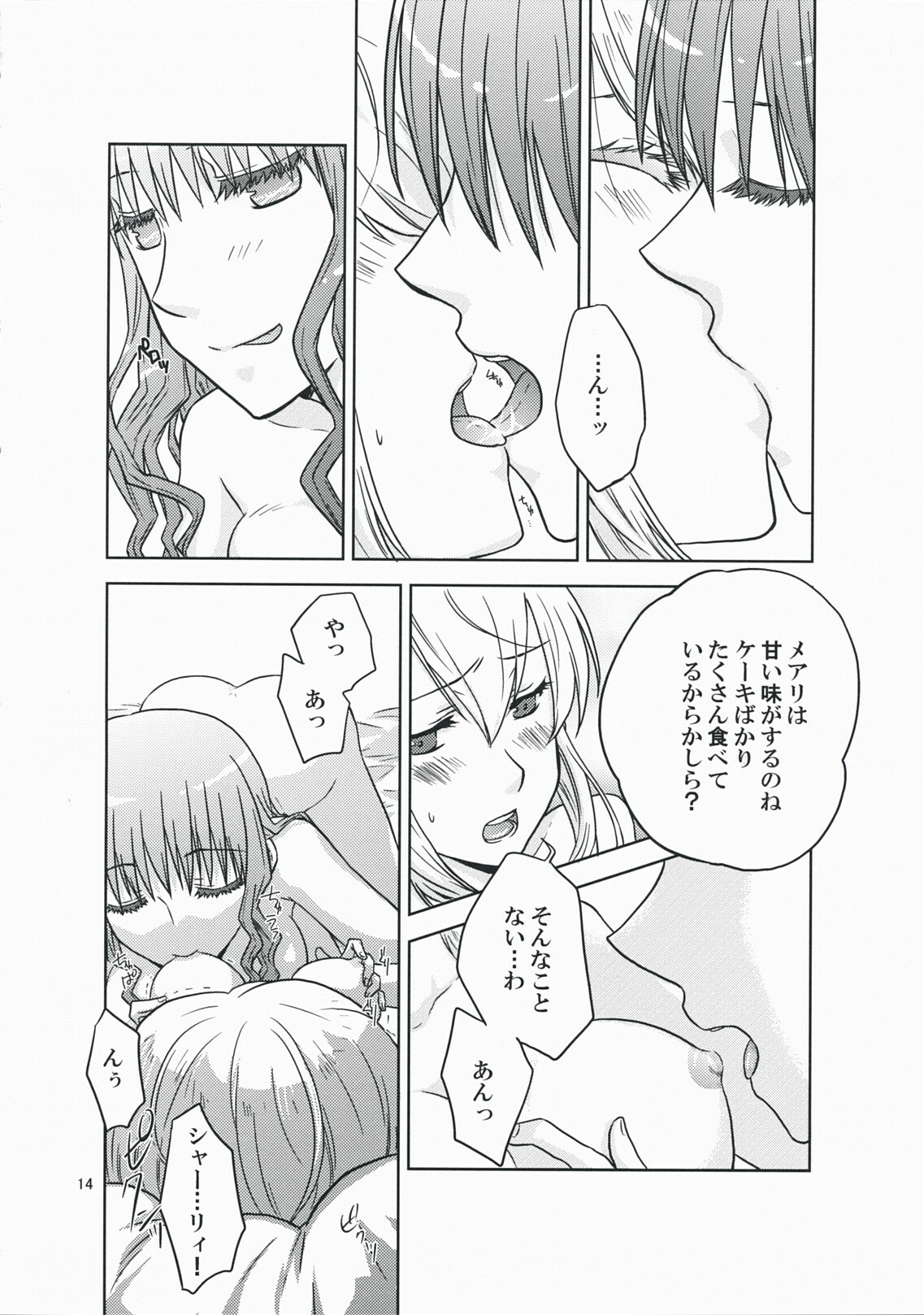 (COMIC1☆3) [VINEGER (Fujiwara Kanako)] Kanojo no Negai to, Kanojo no Negai (Shikkoku no Sharnoth ~what a beautiful tomorrow~) page 14 full