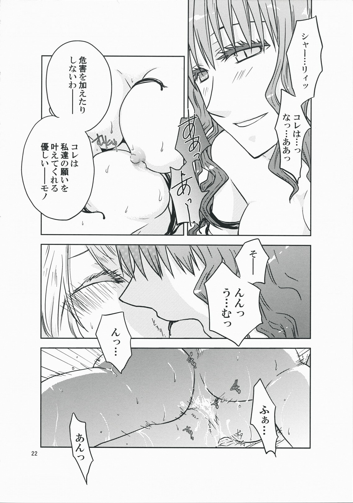 (COMIC1☆3) [VINEGER (Fujiwara Kanako)] Kanojo no Negai to, Kanojo no Negai (Shikkoku no Sharnoth ~what a beautiful tomorrow~) page 22 full