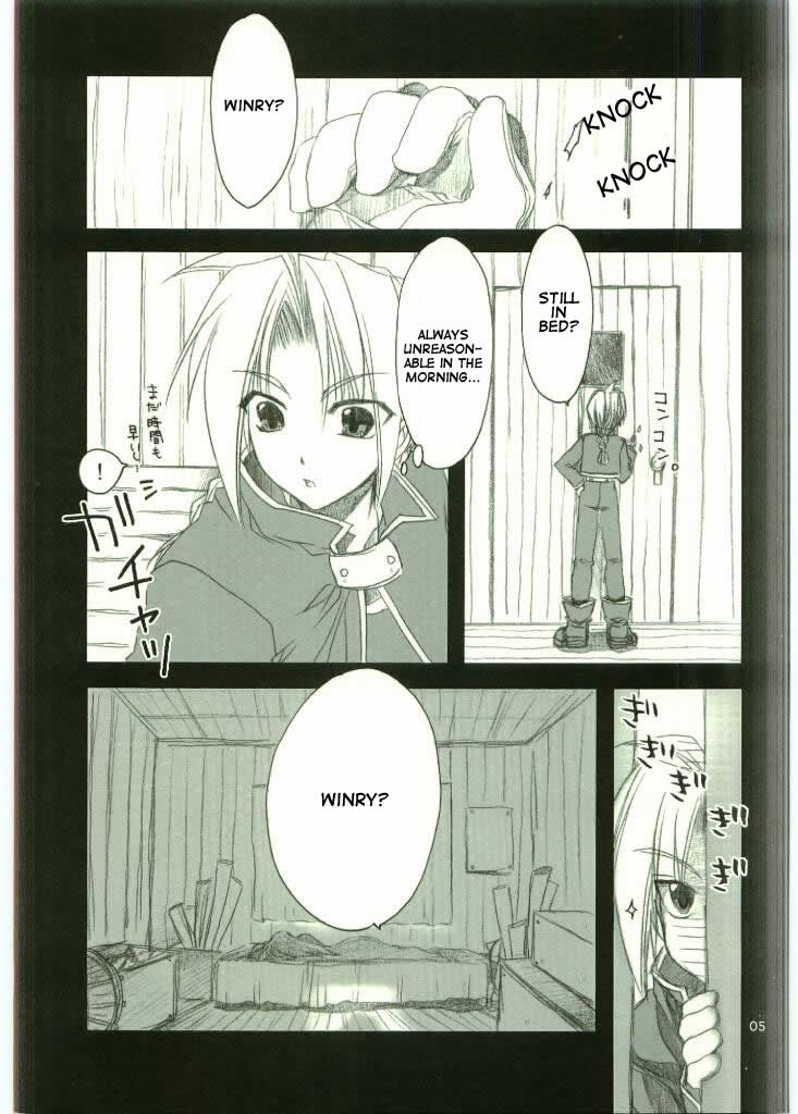 (C65) [FANTASY WIND (Shinano Yura)] FLAME OF ALCHEMY (Fullmetal Alchemist) [English] page 4 full