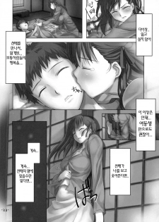 (C72) [TRI-MOON! (Mikazuki Akira!)] DAILY LIFE (Fate/hollow ataraxia) [Korean] [Team H] - page 22
