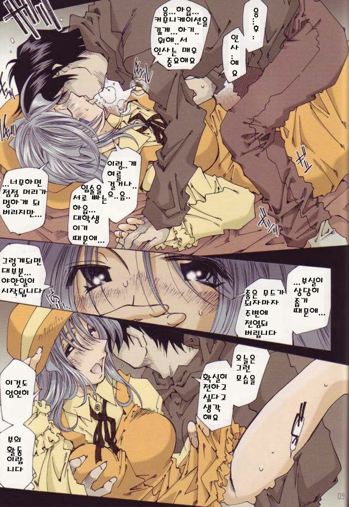 (CR35) [RPG COMPANY (Toumi Haruka)] NIT MCC MOVIE STAR secret (Ah! My Goddess) [Korean] page 8 full