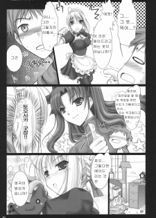 (C71) [UDON-YA (Kizuki Aruchu, ZAN)] Kyou dake desu yo? (Fate/hollow ataraxia) [Korean] [PANZERTALEZ] - page 6