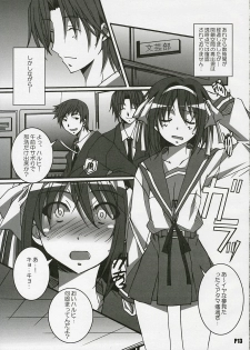 (C69) [Hacchakesou (PONPON)] Suzumiya Haruhi no Inbou (Suzumiya Haruhi no Yuuutsu) - page 14