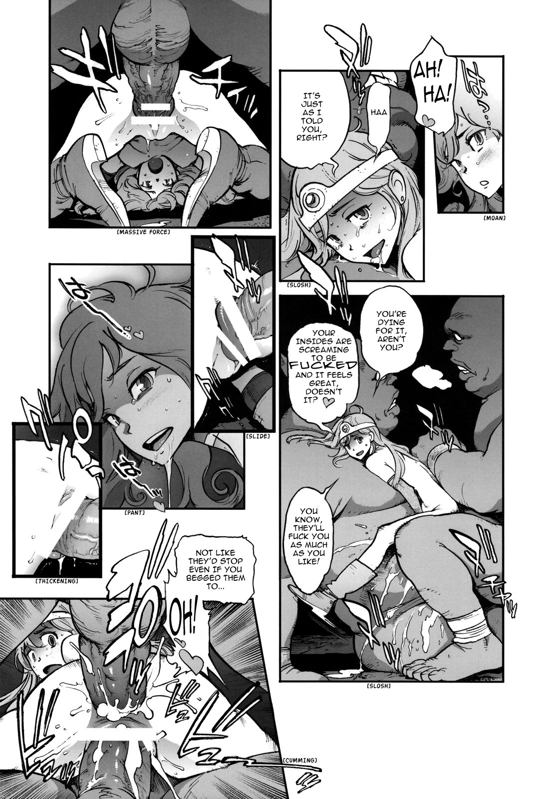 (C75) [PERESTROIKA (Inoue Kiyoshirou)] Boukensha-tachi no Ori | The Adventurers' Cage (Dragon Quest III) [English] [Masamune] page 12 full