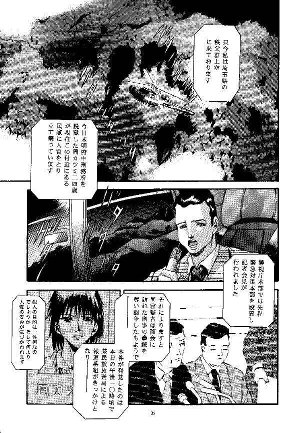 (CR25) [Studio BIG-X (Arino Hiroshi)] SHADOW CANVAS 9 (Kamikaze Kaitou Jeanne, Tenshi ni Narumon!) page 32 full