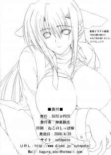 (SC39) [SUTE☆POTE (Kagura Soushi)] type ZERO (Mahou Shoujo Lyrical Nanoha StrikerS) - page 33