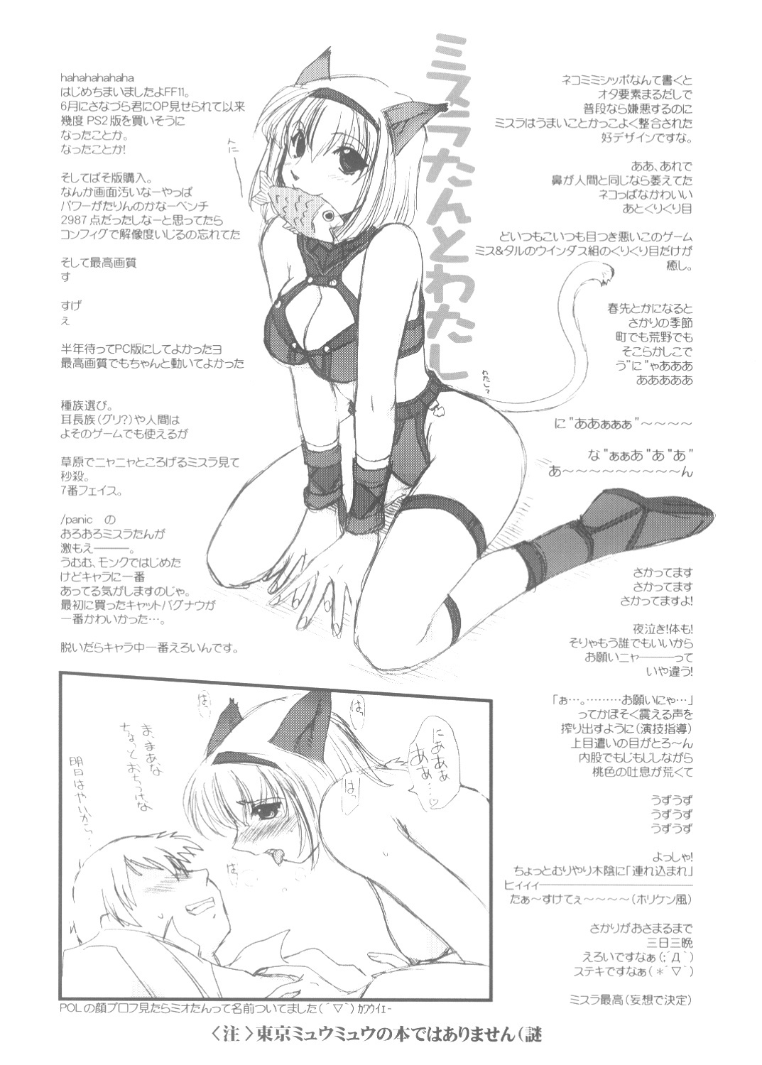 (C63) [U-A Daisakusen, Lapislazuli=corporation (Harada Shoutarou)] Ruridou Zoushi Ni (Final Fantasy XI) page 2 full