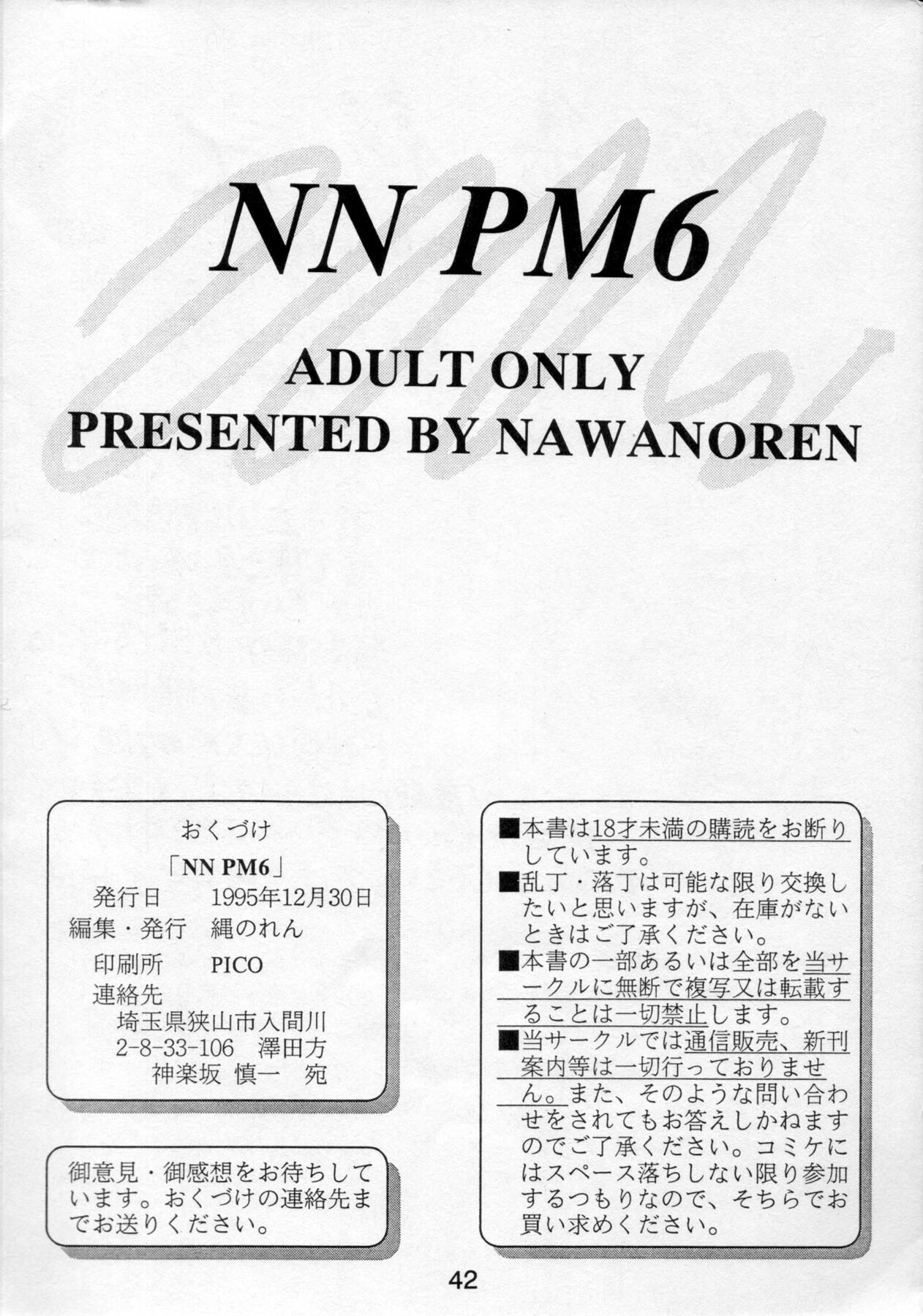 (C49) [Nawanoren (Various)] NN PM6 (Bakuretsu Hunters) page 41 full