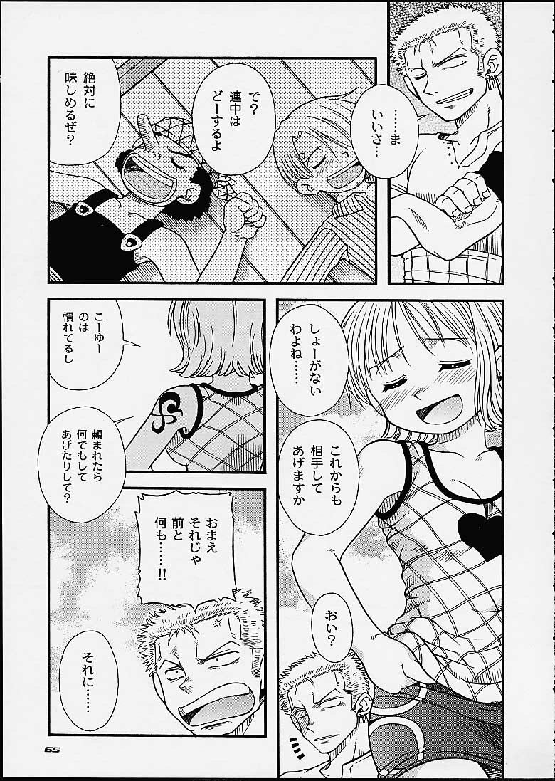 (C60) [Sairo Shuppan (J.Sairo, Saari)] 1P'S SIDE-C (One Piece) page 62 full