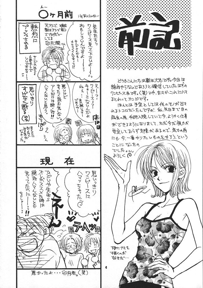 (C57) [Zaougumi (Zaou Taishi)] Kaizoku no Susume (One Piece) page 3 full