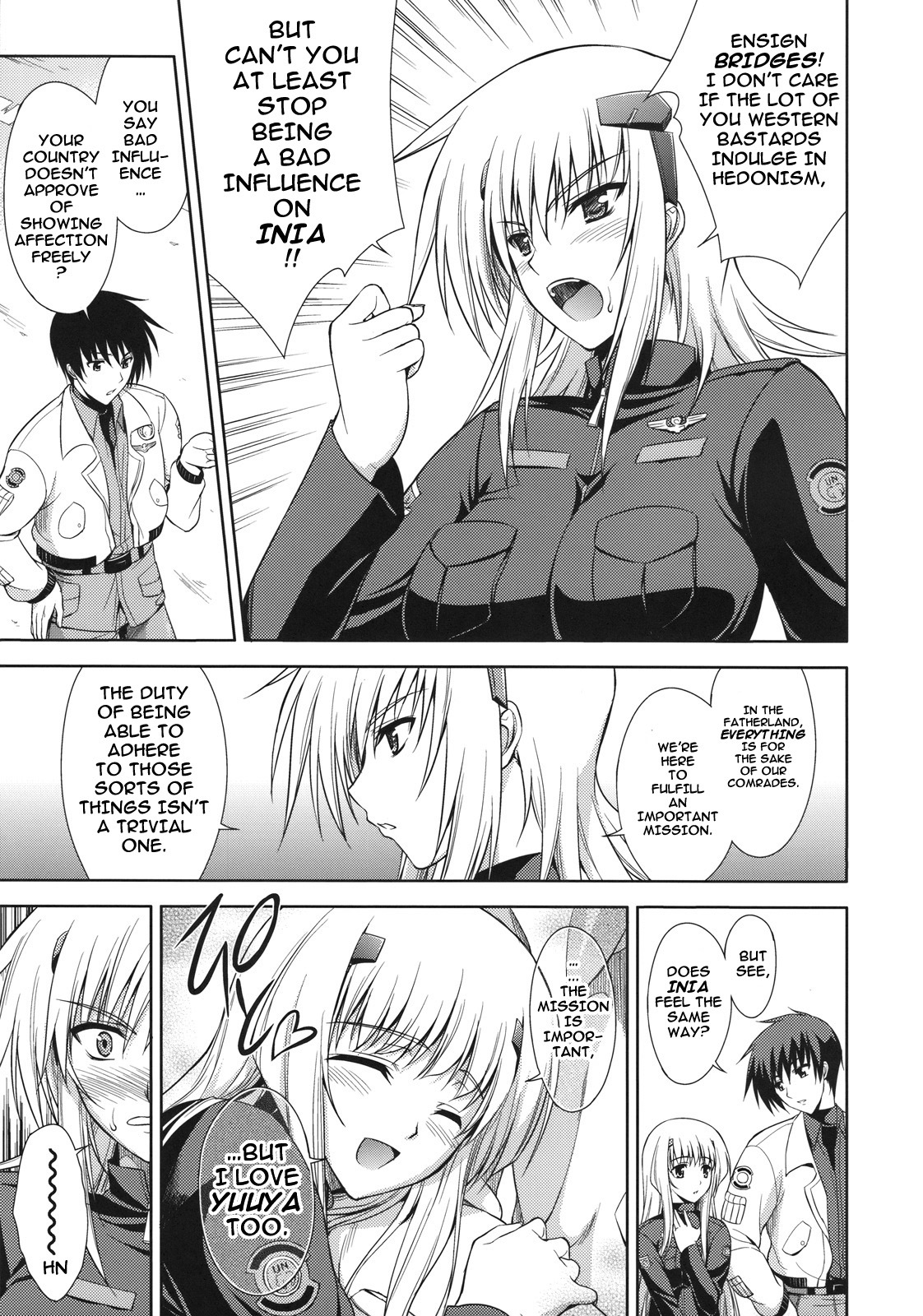 (C75) [Type-G (Ishigaki Takashi)] Scarlet Twin (Muv-Luv Alternative Total Eclipse) [English] [darknight] page 6 full