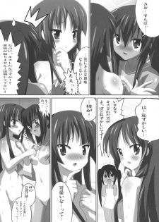 (Houkago Tea Time) [Lezmoe! (Oyu no Kaori)] K-ON Bon 2!? -Mio to Azusa- (K-ON!) - page 10