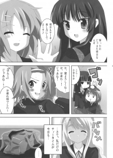 (Houkago Tea Time) [Lezmoe! (Oyu no Kaori)] K-ON Bon 2!? -Mio to Azusa- (K-ON!) - page 4