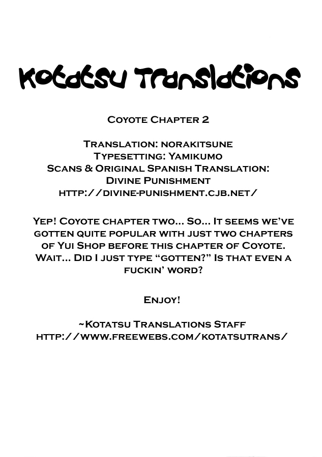 [Hirano Kouta] Coyote [English] [Kotatsu Translations] page 164 full