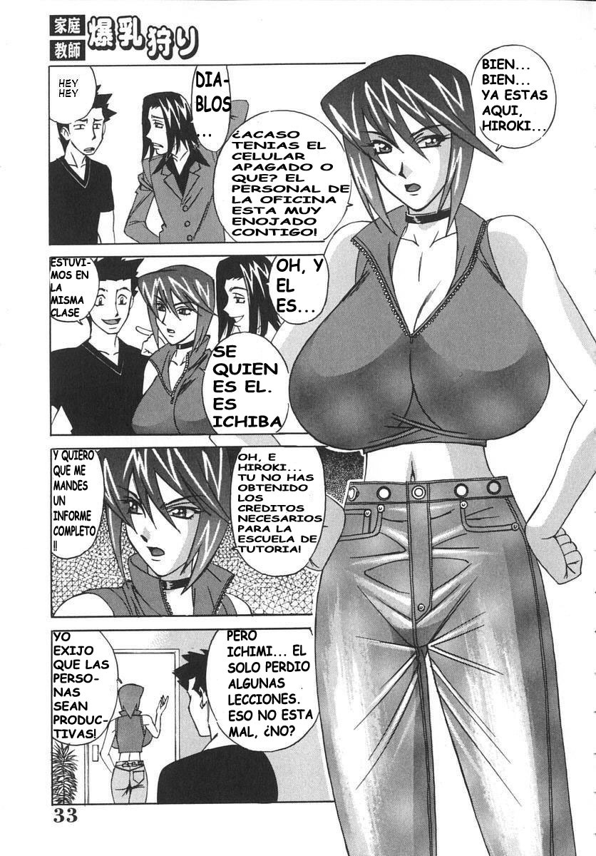 [Yamamoto Yoshifumi] Katei Kyoushi Bakunyuu Kari | Profesor Cazador de Enormes Tetas [Spanish] [Dilandau] page 36 full