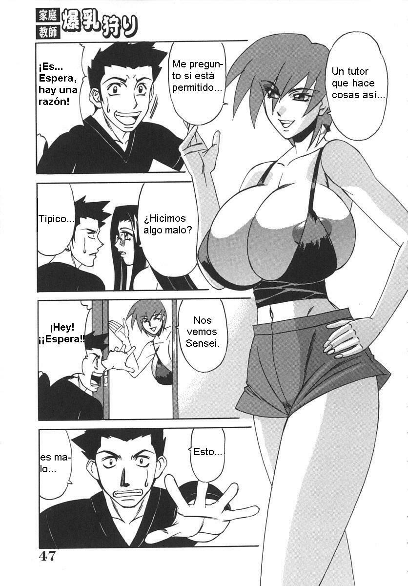 [Yamamoto Yoshifumi] Katei Kyoushi Bakunyuu Kari | Profesor Cazador de Enormes Tetas [Spanish] [Dilandau] page 50 full