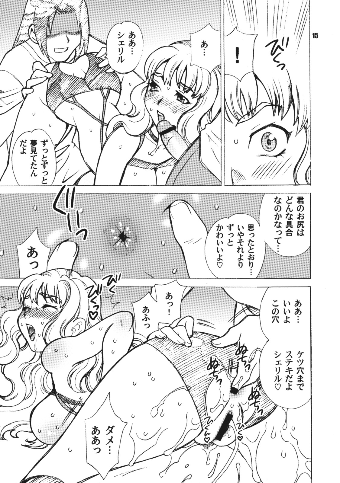 (C74) [Shallot Coco (Yukiyanagi)] Yukiyanagi no Hon 16 Sheryl to Ranka no Idol wa Nante Suteki na Oshigoto (Macross Frontier) page 14 full