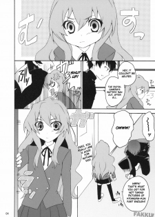 (C75) [Kagi Node (Tsubaki Hara)] Yarudora! Miru Drama Karayaru (Toradora!) [English] - page 4