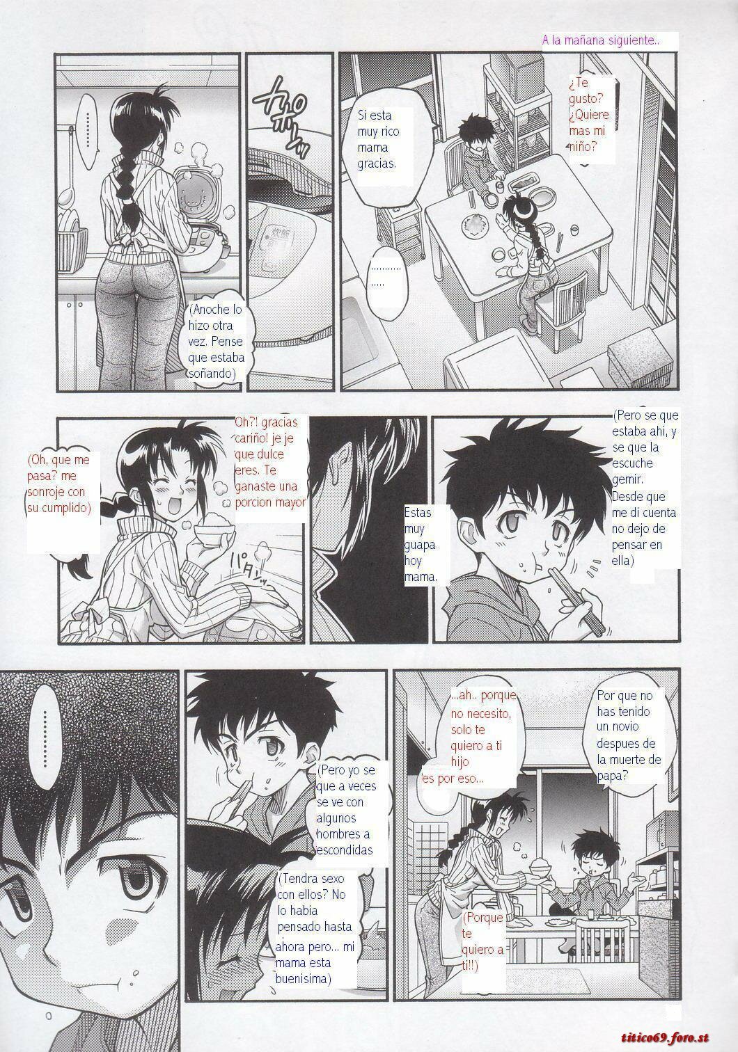 (C68) [RIROLAND (Kuuya)] MOJER | Caliente por su hijo (Major) [Spanish] [Incomplete] page 4 full