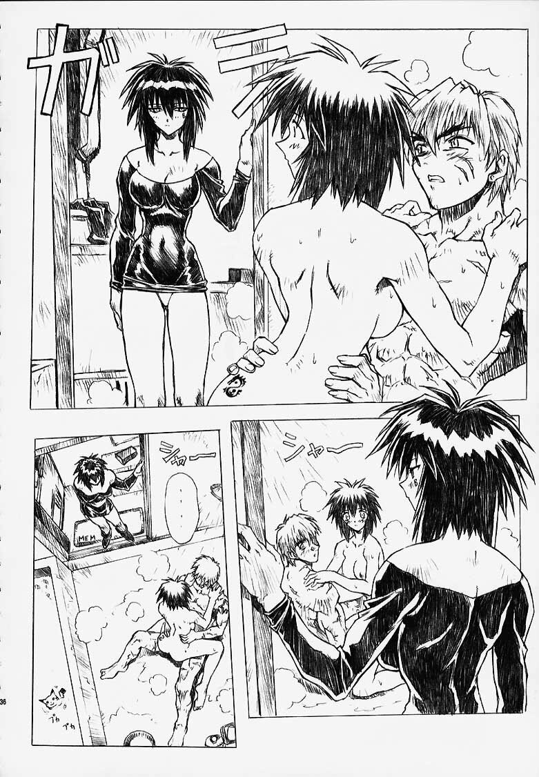 (C56) [Nakayohi Mogudan (Mogudan)] Chou Soreyuke! Melfina-san Kanseiban (Seihou Bukyou Outlaw Star) [English] [SaHa] page 36 full