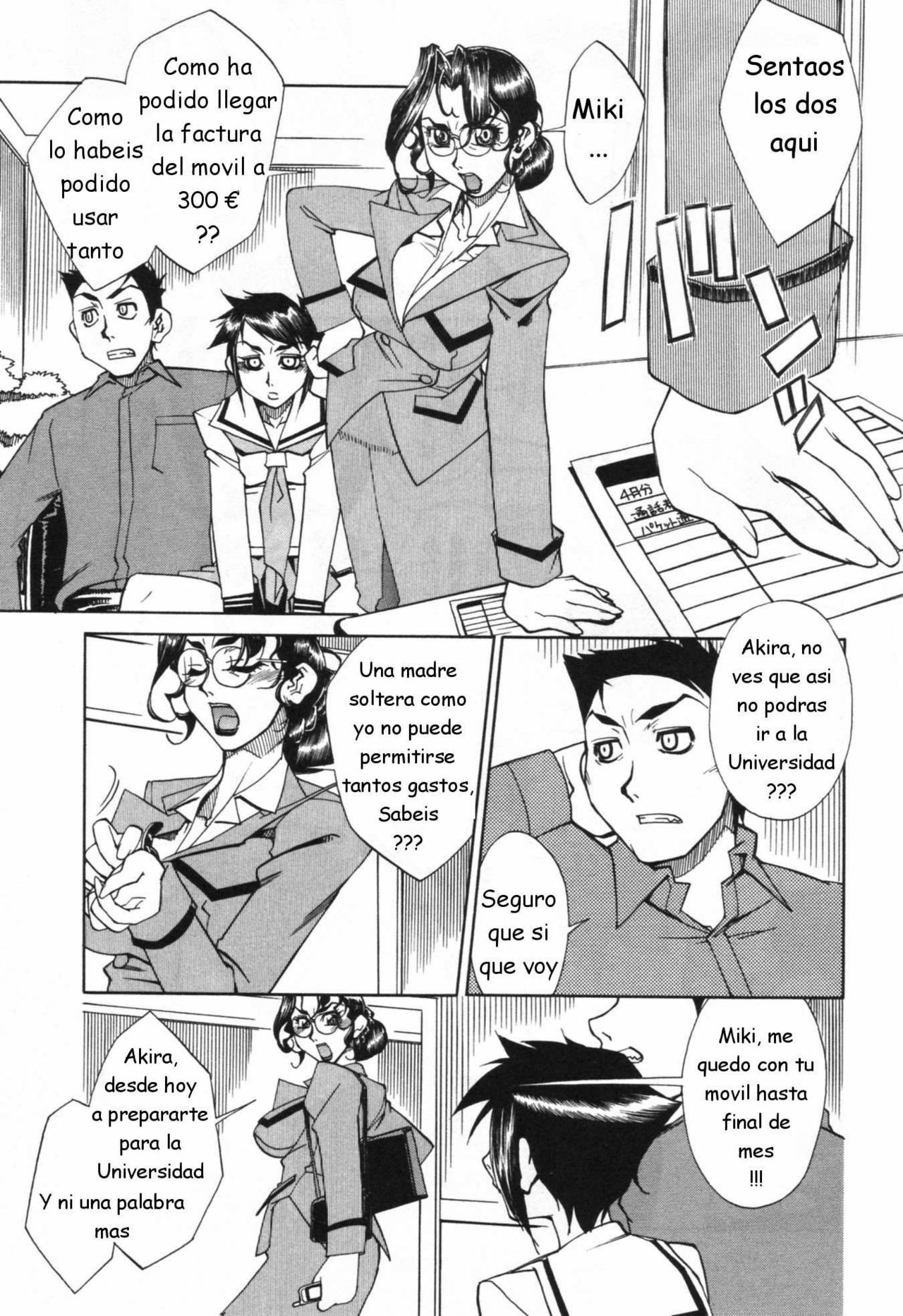 [Hariu Kouta] Kazoku Plan | La familia Akira (Haha no Karada) [Spanish] [Joselillo] page 3 full