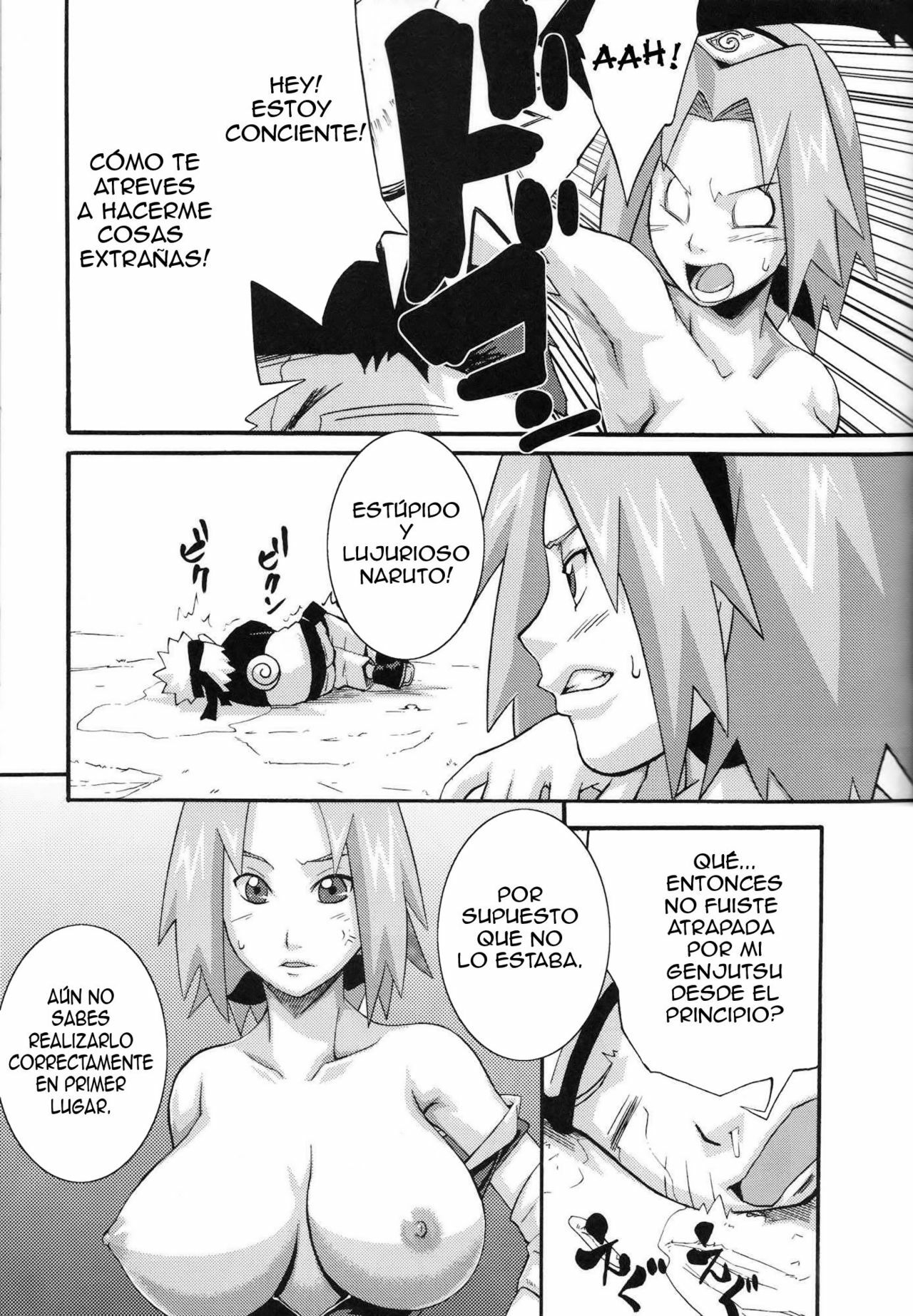 (C75) [Karakishi Youhei-dan Shinga (Sahara Wataru)] Saboten (Naruto) [Spanish] [Bloodhunter] page 10 full