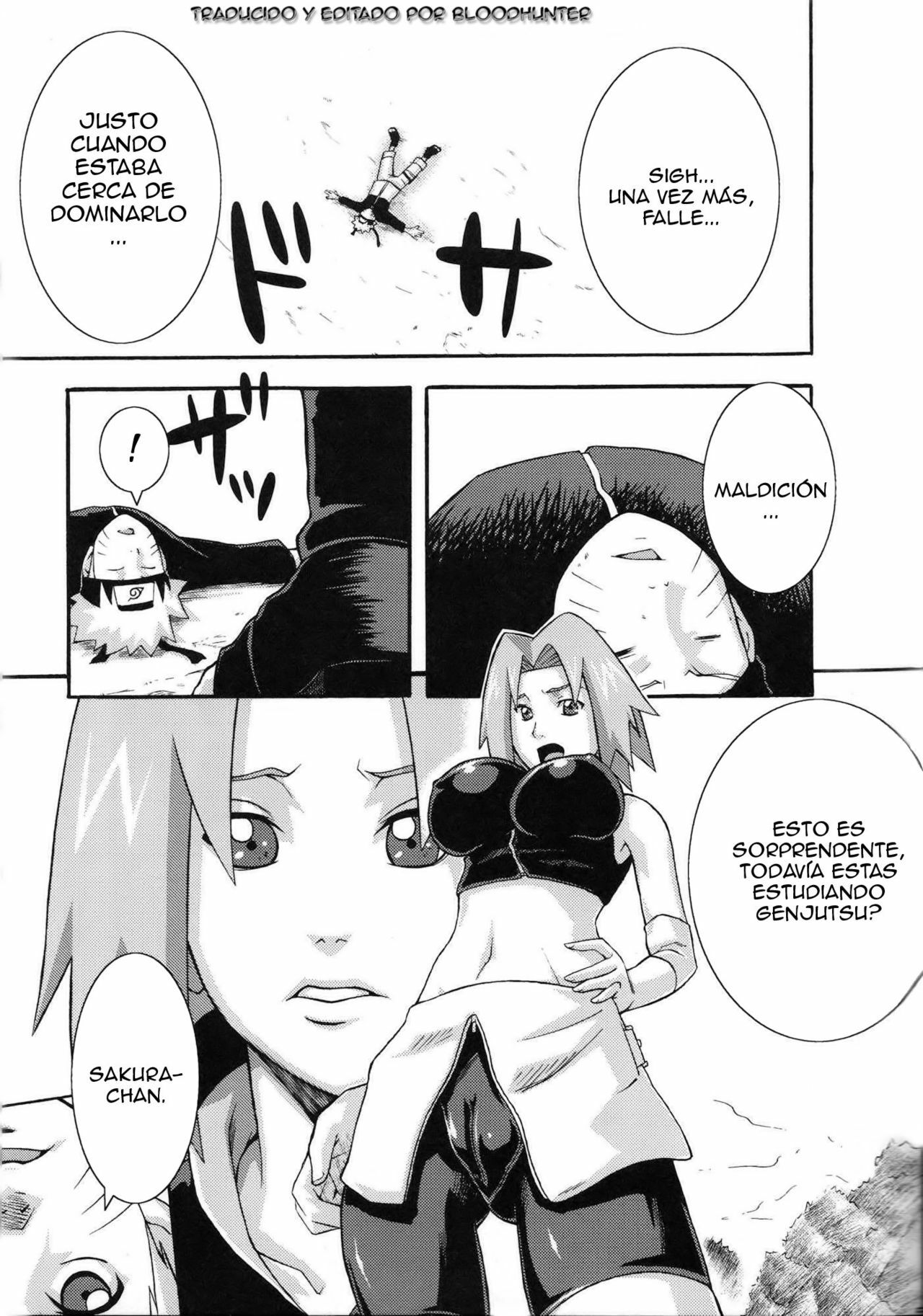 (C75) [Karakishi Youhei-dan Shinga (Sahara Wataru)] Saboten (Naruto) [Spanish] [Bloodhunter] page 4 full