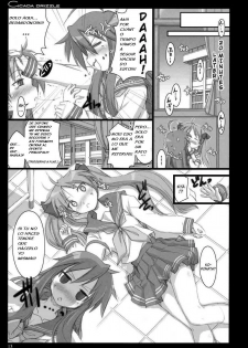 (C73) [Shimoyakedou (Ouma Tokiichi)] Cicada Drizzle (Lucky Star) [Spanish] - page 12