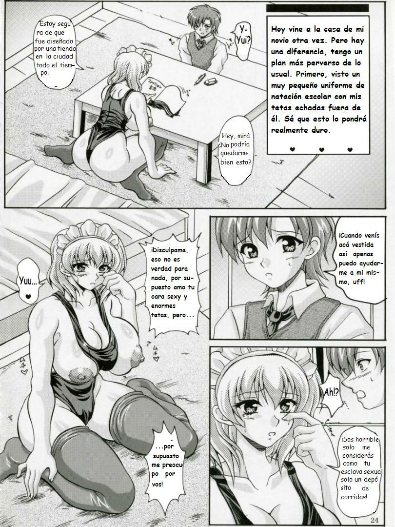 (C70) [INSERT (KEN)] Boku dake no Bakunyuu Ona-maid | Mi Propia Sirvienta De Enormes Tetas [Spanish] [Sazuken Saizo] page 23 full