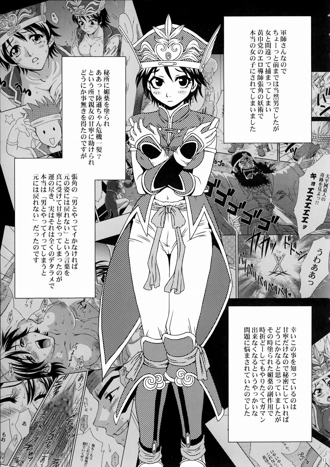 (C66) [U.R.C (Momoya Show-Neko)] Rikuson-chan ~Lovely Gunshi no Himitsu~ (Dynasty Warriors) page 12 full