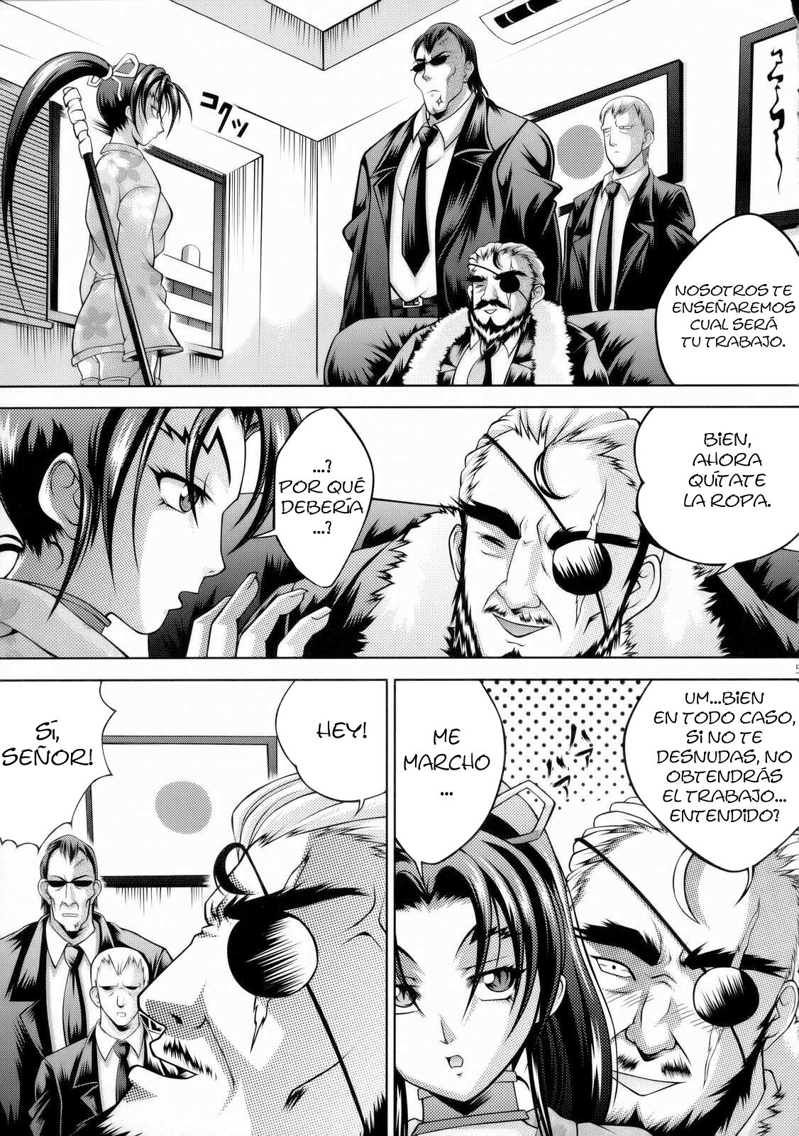 (SC33) [Light Pink (Kayama Harumizu)] Shigure no Arbeit (History's Strongest Disciple Kenichi) [Spanish] [Bloodhunter] page 6 full