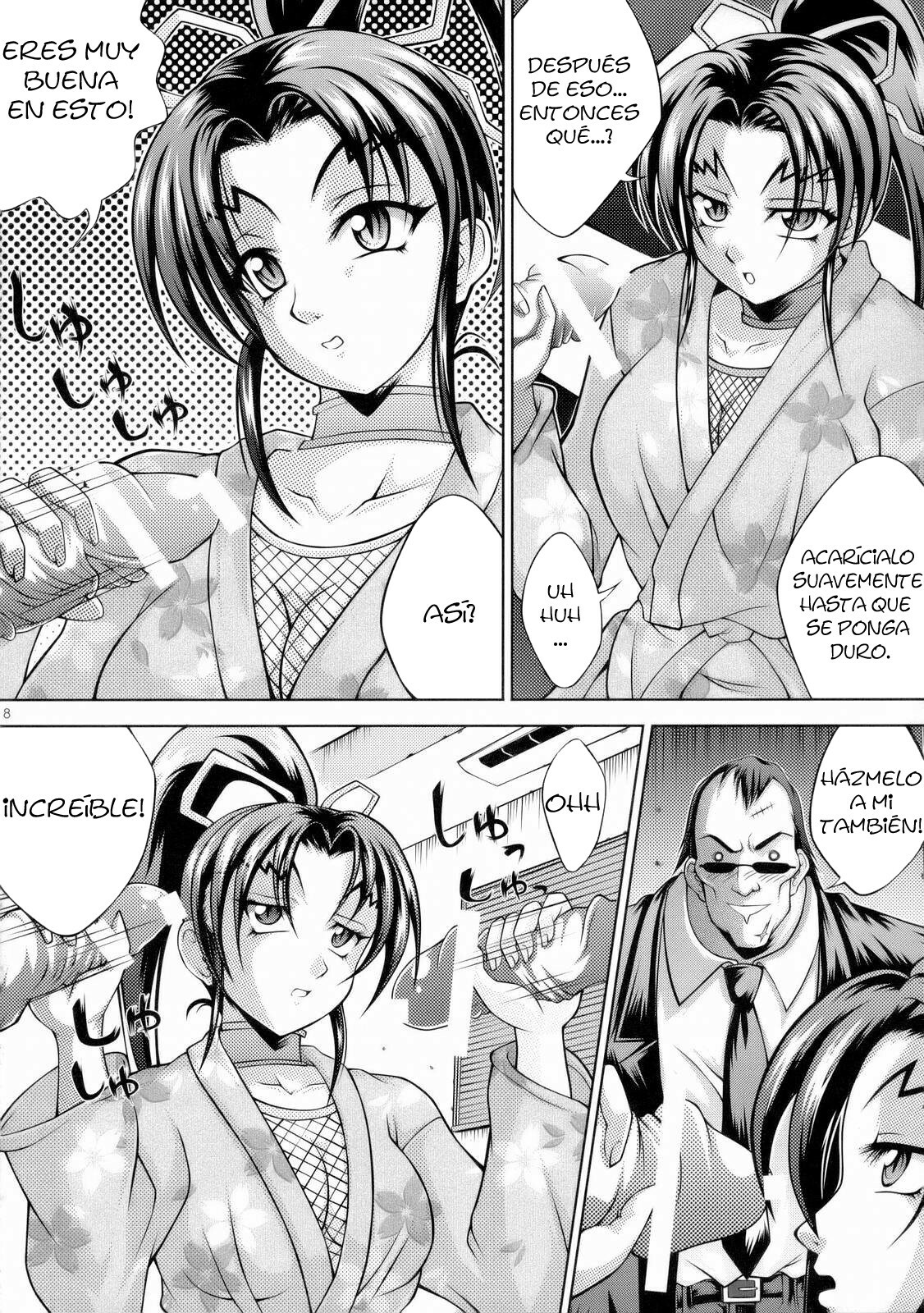 (SC33) [Light Pink (Kayama Harumizu)] Shigure no Arbeit (History's Strongest Disciple Kenichi) [Spanish] [Bloodhunter] page 9 full