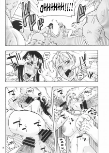 (C75) [ACID-HEAD (Murata.)] Nami no Koukai Nisshi EX NamiRobi 3 (One Piece) [Spanish] [Blood Hunter] - page 15