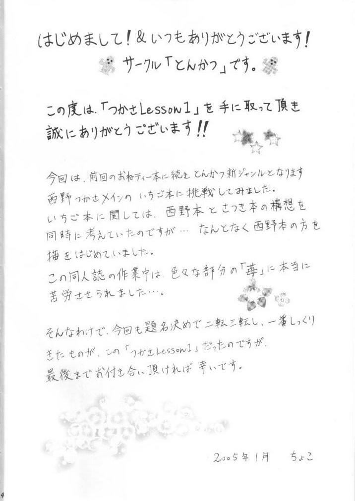 (SC26) [Tonkatsu (Choco)] Tsukasa Lesson 1 (Ichigo 100%) page 3 full