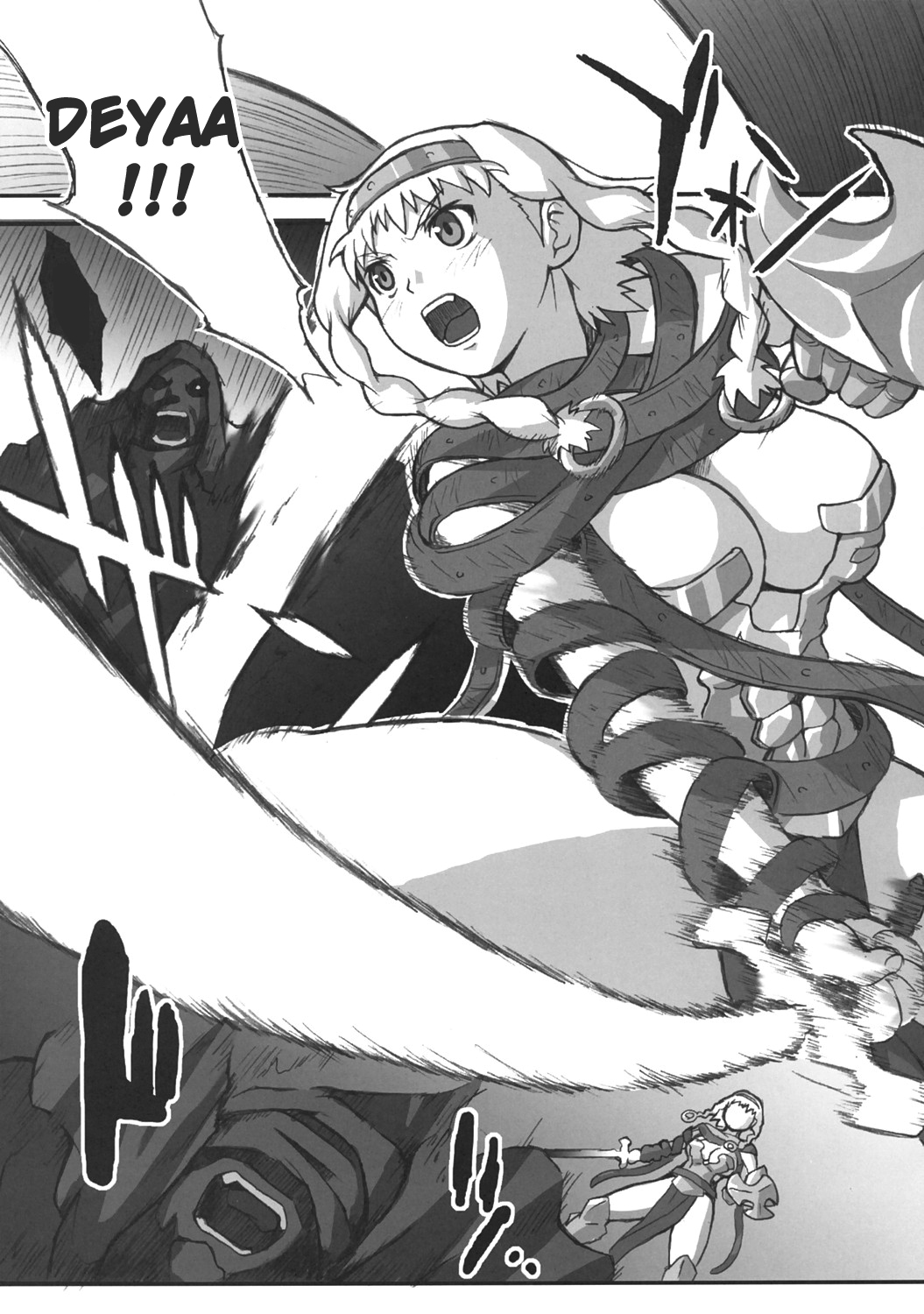 (C70) [Genki no mizu no wakutokoro (Funamushi, Kumacchi)] Konjiki Gusha | Golden Fool (Makai Senki Disgaea 2, Queen's Blade) [English] page 8 full