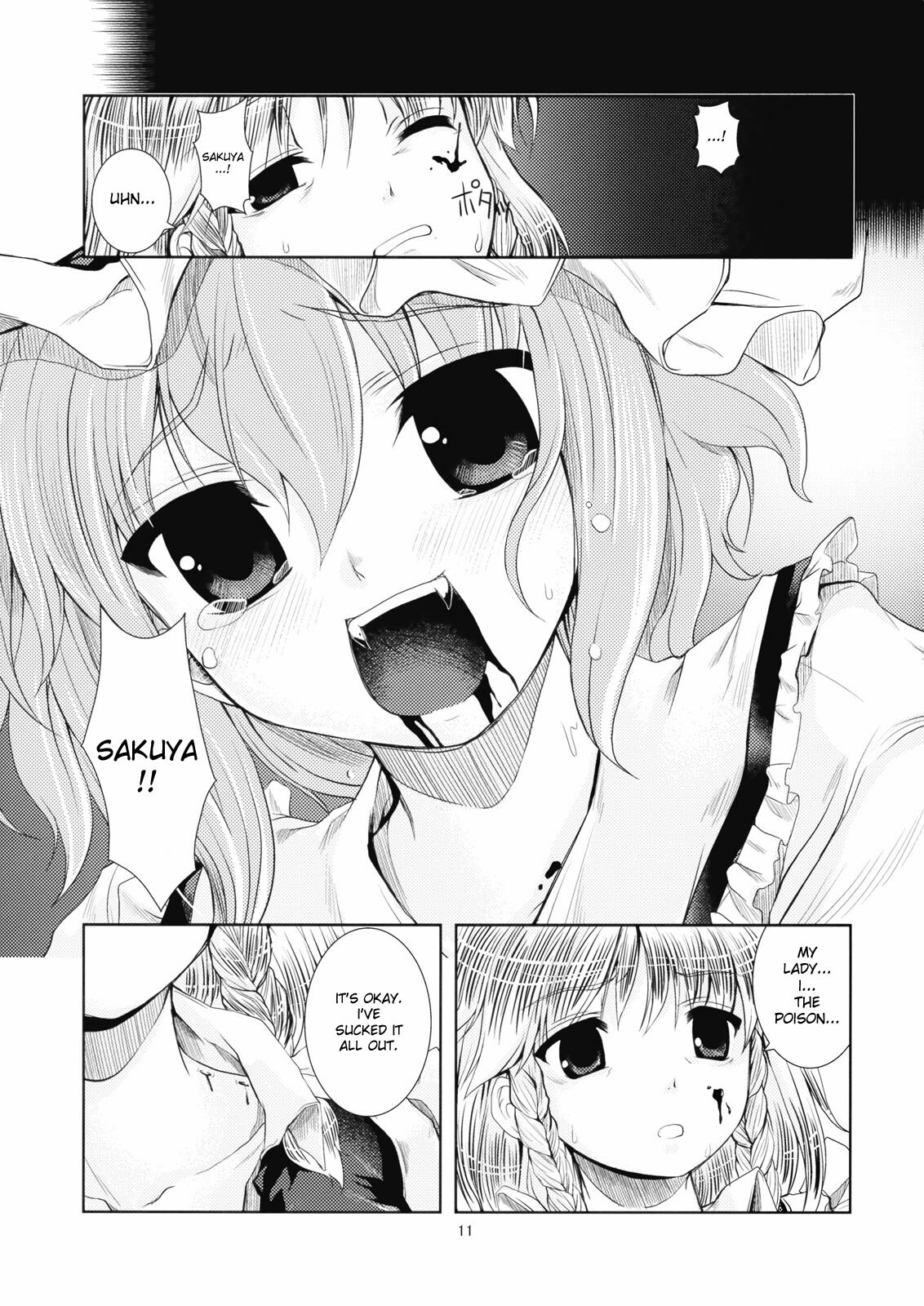 (ComiComi13) [Memoria (Tilm)] Bloody Blood (Touhou Project) [English] [desudesu] page 11 full