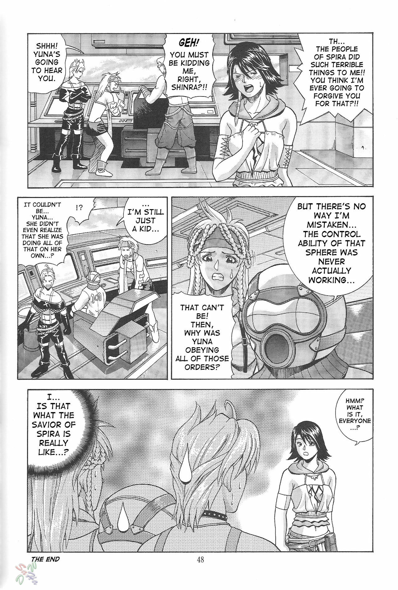 [Human High-Light Film (Jacky Knee de Ukashite Punch x2 Summer de GO!)] YUNA (Final Fantasy X-2) [English] page 47 full