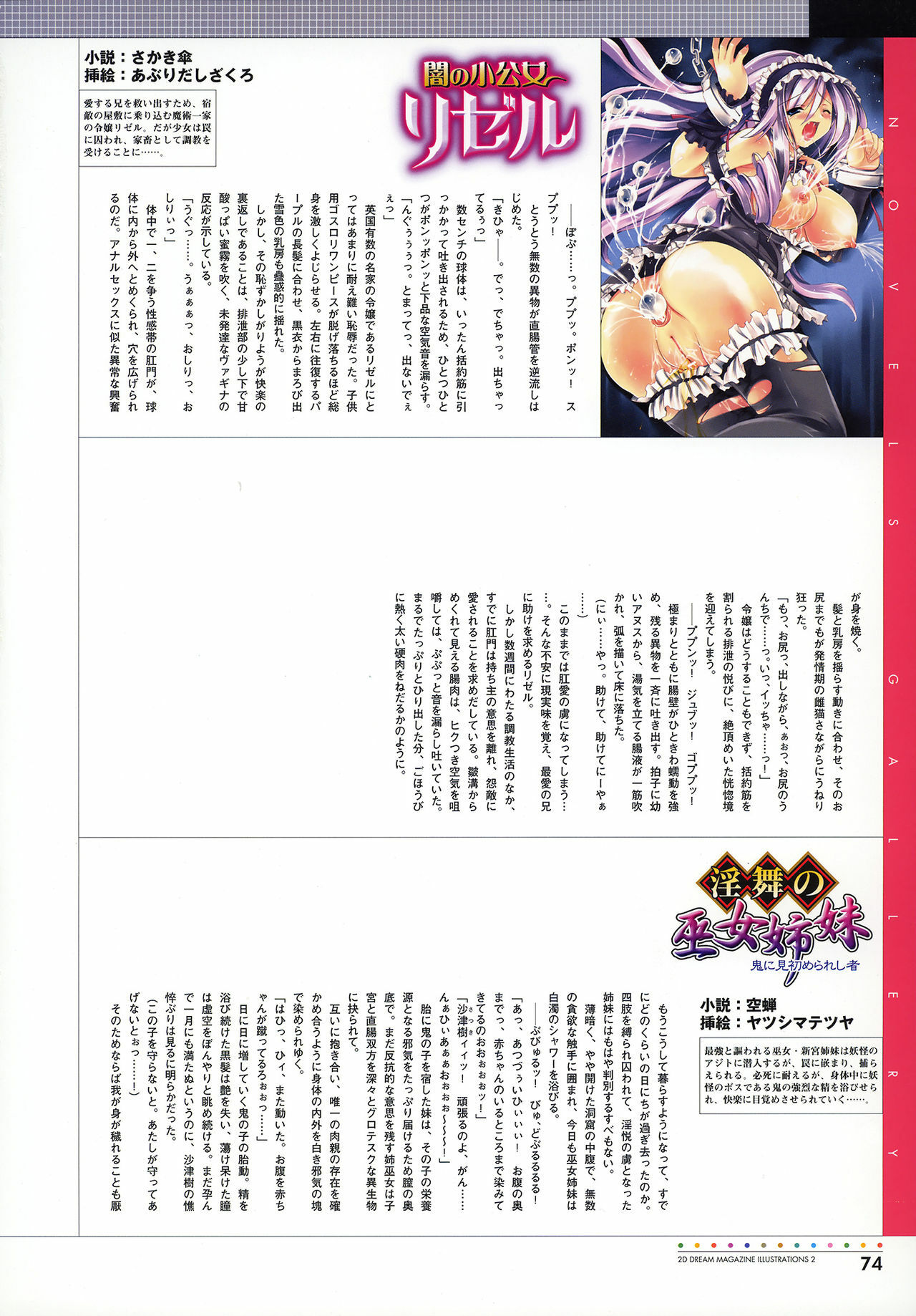 [Illustrations] Nijigen Dream Magazine Illustrations #2 page 76 full