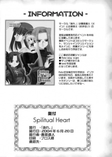 (SC24) [ARE. (Harukaze do-jin)] Spiritual Heart (Fate/stay night) - page 17