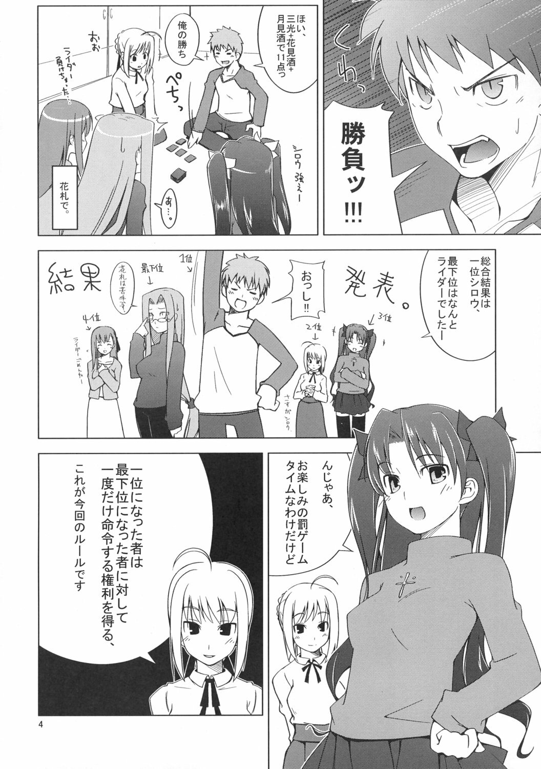 [Toruneko Chaya (Toruneko)] A punishment_game. (Fate/stay night) page 3 full